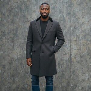 Vintage-Style Men’s Wool Overcoat – Barron Anderson